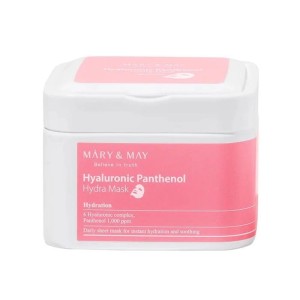 Mary&May Hyaluronic Panthenol Hydra Mask 30 szt- Zestaw Nawilżających Masek do Twarzy 30szt.