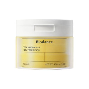  Biodance Vita Niacinamide Gel Toner Pads 60 szt – Tonizujące Płatki z Niacynamidem 60szt