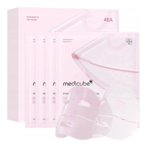 Medicube  PDRN Pink Collagen Gel Mask 4 szt - Ujędrniajaca Maska Hydrożelowa do Twarzy zestaw 4 szt