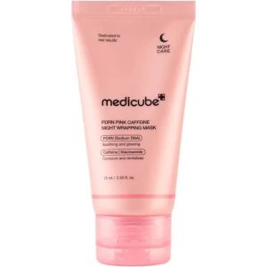 Medicube - PDRN Pink Caffeine Night Wrapping Mask 75 ml- Maska Napinająca na Noc 75ml