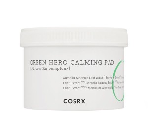 COSRX One Step Green Hero Calming Pad - Kojące płatki do twarzy 70 szt.