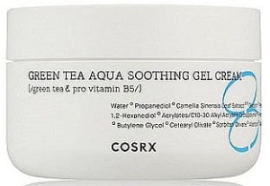 COSRX Hydrium Green Tea Aqua Soothing Gel Cream 50ml - Żelowy krem nawilżający 50 ml