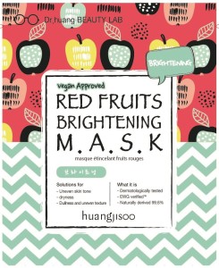 Huangjisoo Red Fruits Mask - rozświetlająca maska w płachcie 25 ml