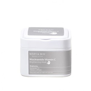 Mary&May Niacinamide Vitamin C Brightening Mask 30 szt - Zestaw Rozjaśniających Masek do Twarzy 30szt