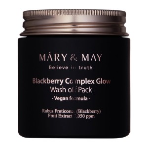 Mary&May Blackberry Complex Glow Wash off Pack 125 g - Maseczka Glinkowa 125g